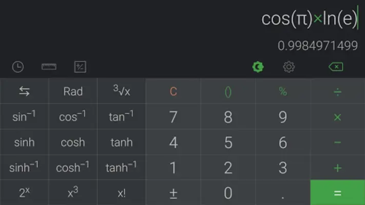 Scientific Calculator Plus android App screenshot 6